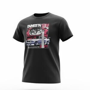 Yujin Dynasty Drift Graphic T-Shirt Black Size Small NWT